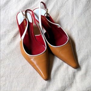 Dolce and Gabbanna kitten heel, slingback.